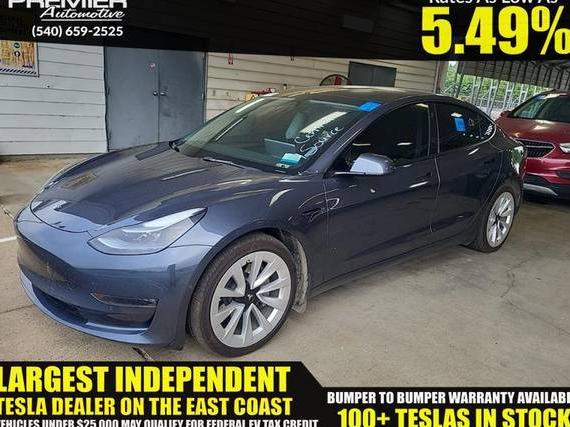 TESLA MODEL 3 2022 5YJ3E1EB5NF326805 image
